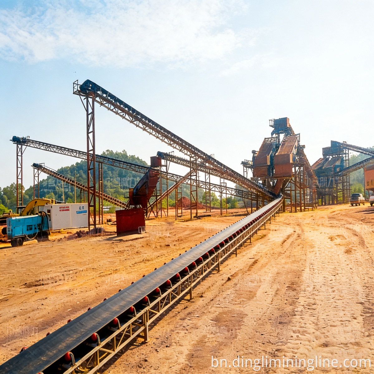 800 TPH সম্পূর্ণ স্টোন ক্রাশিং লাইন 800 TPH Complete Stone Crushing Line